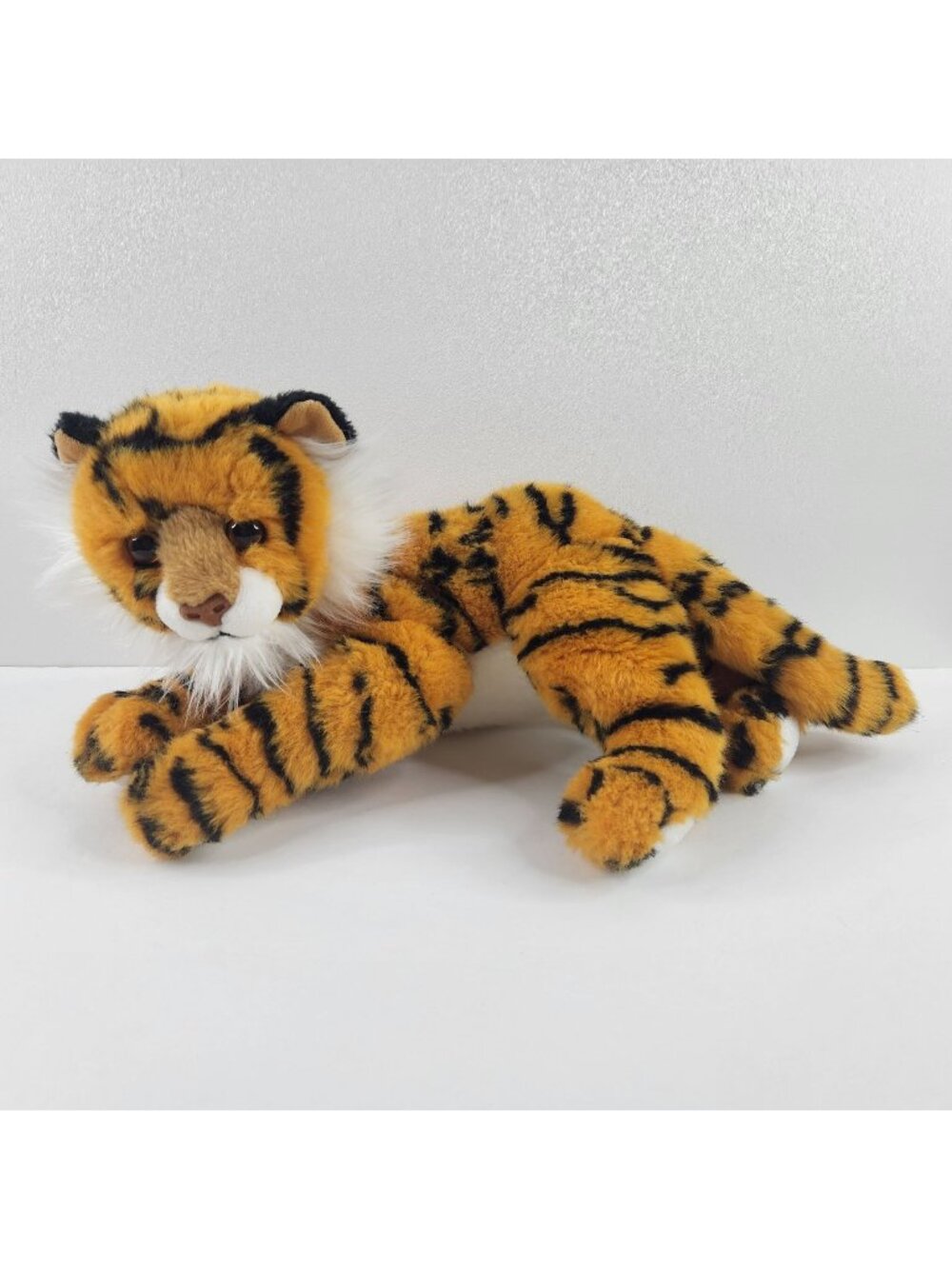 Ty Classic Tiger Pinstripes Plush Orange Black Cat 16" Stuffed Animal Toy 2005